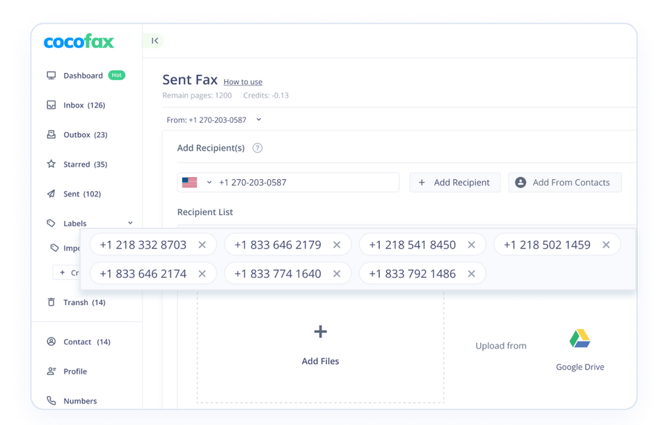 bulk-faxing